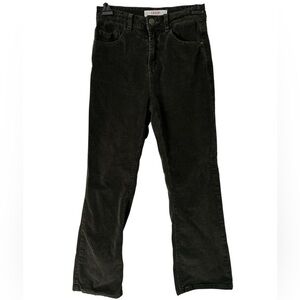 ORAIJE Paris Green Corduroy Boot Cut Pants size XS